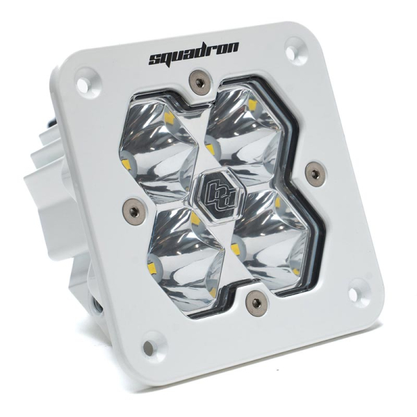 Image 1 for Baja Designs Squadron 2.0 Sport Clear Spot LED Auxiliary Light Pod 55-0001-WT-2