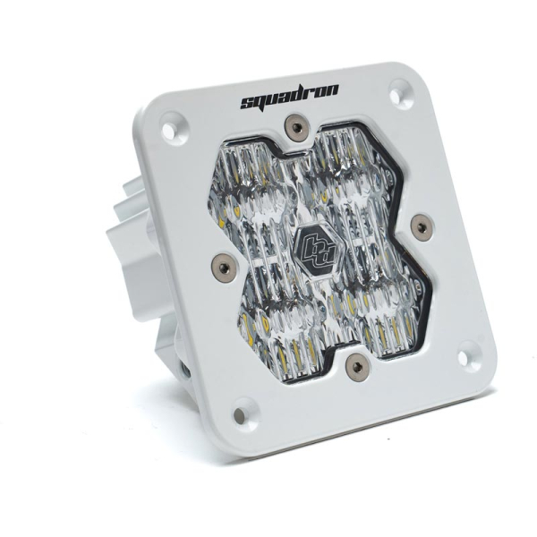 Image 1 for Baja Designs Squadron 2.0 Sport Clear Wide Cornering LED Auxiliary Light Pod 55-0005-WT-2