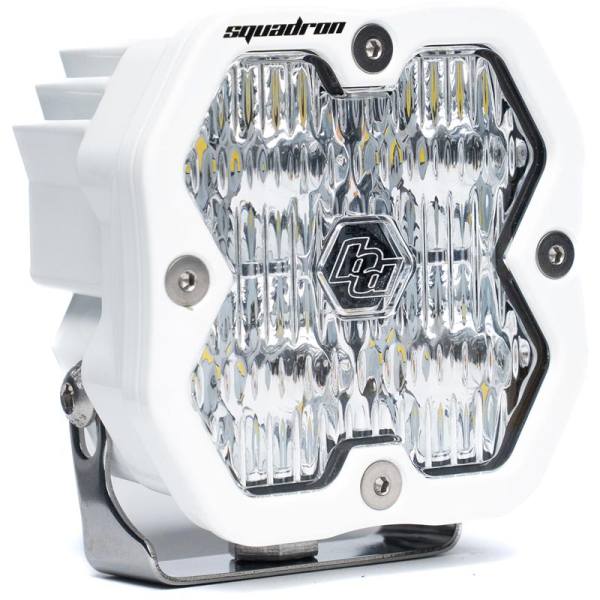 Image 1 for Baja Designs Squadron 2.0 Sport Clear Wide Cornering Flush Mount LED Light Pod 55-1005-WT-2