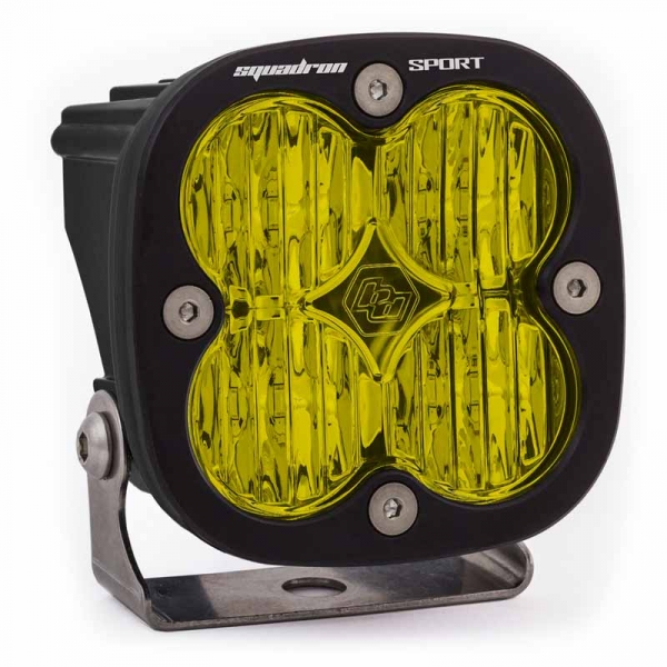 Image 1 for Baja Designs 550015 Squadron Sport Amber Wide Cornering LED Pod
