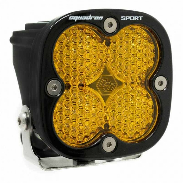 Image 1 for Baja Designs 550016 Squadron Sport Amber Work/Scene LED Pod Light