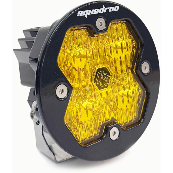 Image 1 for Baja Designs Squadron-R 2.0 Sport Amber Wide Cornering LED Auxiliary Light Pod 58-0015-2
