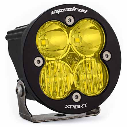 Image 1 for Baja Designs 580013 Squadron-R Sport Amber Combo Beam LED Pod Light