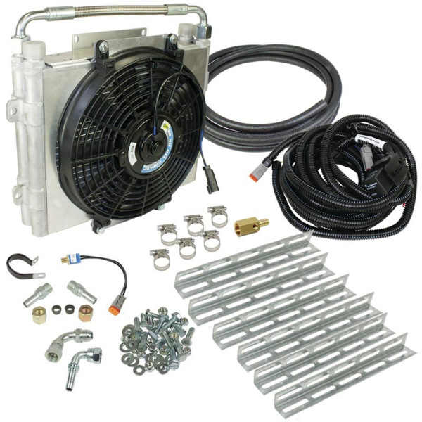 Image 1 for BD Diesel 1030606-DS-12 Xtruded Double-Stacked Auxiliary Trans Cooler