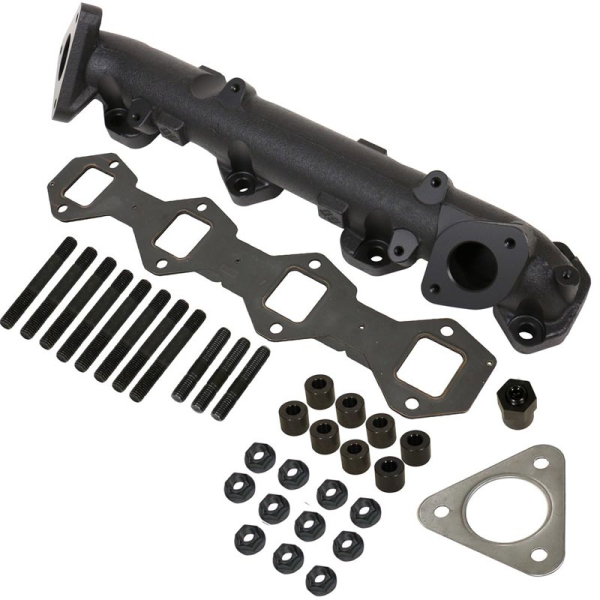 Image 1 for BD Diesel Right Side Exhaust Manifold Kit With Gaskets & Studs 1043005