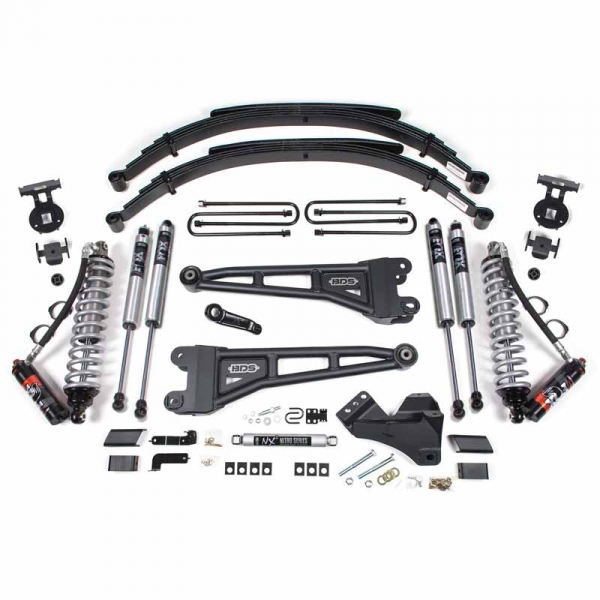 Image 1 for BDS Suspension BDS1557FPE 4" Coilover Radius Arm Perf Elite Lift Kit