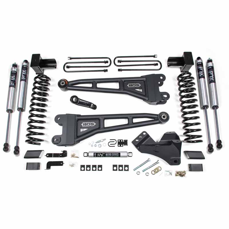 BDS Suspension BDS1575FS 4" Radius Arm Lift Kit W/Fox 2.0 Series Shock