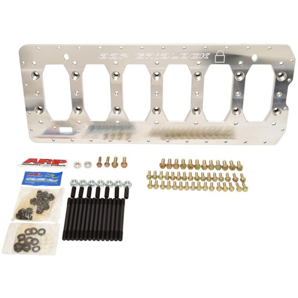 Image 1 for Beans Diesel 210300 Aluminum Gridlock Girdle Kit With ARP Studs