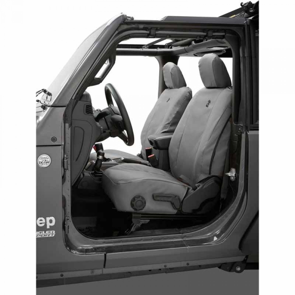 Image 1 for Bestop 29290-09 Front Seat Covers - Charcoal