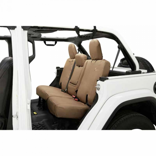 Image 1 for Bestop 29294-04 Rear Seat Covers Without Armrest - Tan
