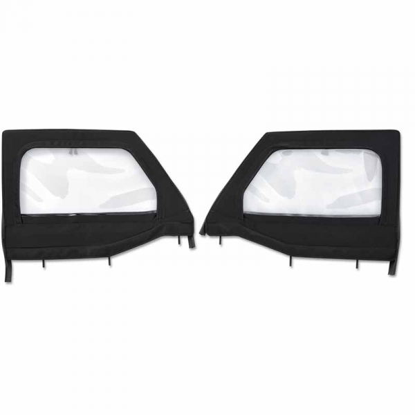 Image 1 for Bestop 51742-17 Front HighRock 4X4 Element Upper Doors - Black Twill