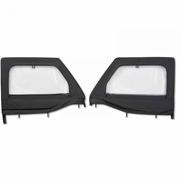 Image 1 for Bestop 51742-35 Front HighRock 4X4 Element Upper Doors - Black Diamond