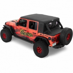 Bestop 53902-35 Halftop Soft Top - Black Diamond | XDP