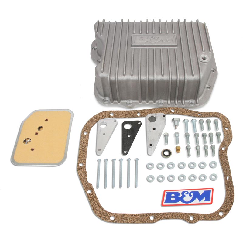 B&M 10280 Hi-Tek Deep Transmission Pan For 46RH/46RE/47RH/47RE