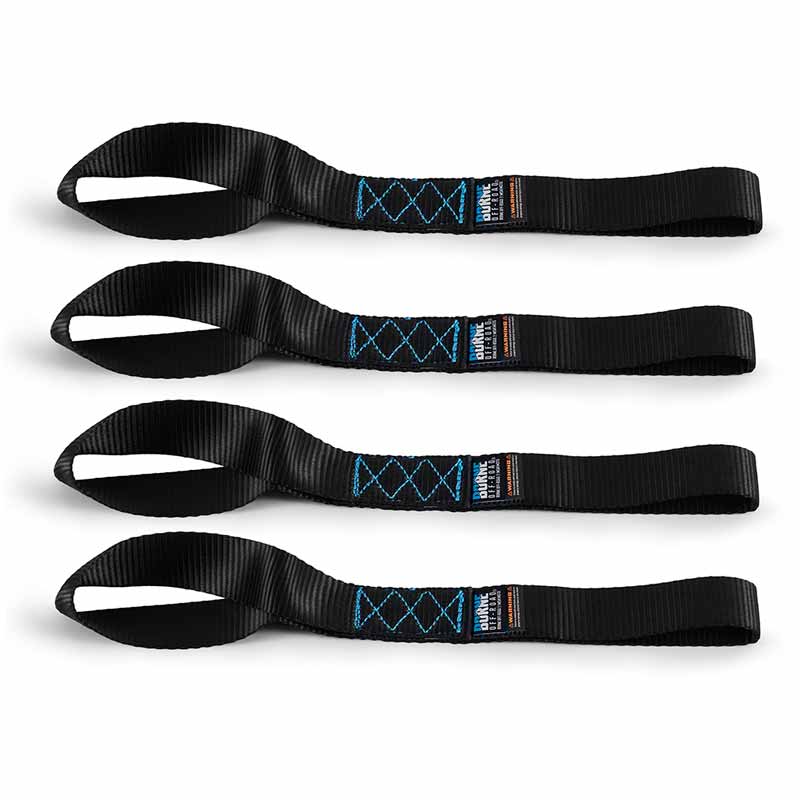 Borne Off Road BNRTC SLP 4BK Black Soft Loop Tie Down Straps 4 Pack XDP borne-off-road-bnrtc-slp-4bk-black-soft-loop-tie-down-straps-4-pack-xdp