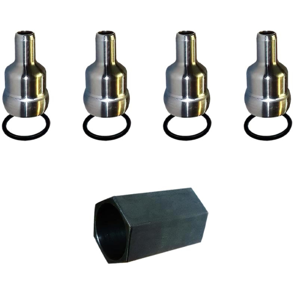 Image 1 for Bostech DEC021606 High-Pressure Oil Rail Ball Tubes (Set of 4)