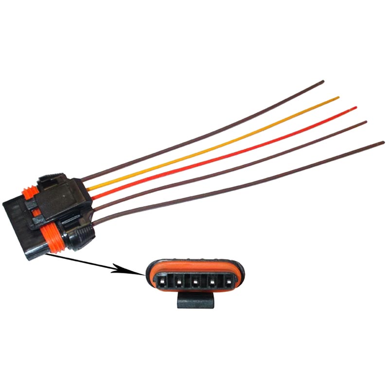 Bostech WH02869 Glow Plug & Fuel Injector Harness Connector Pigtail XDP