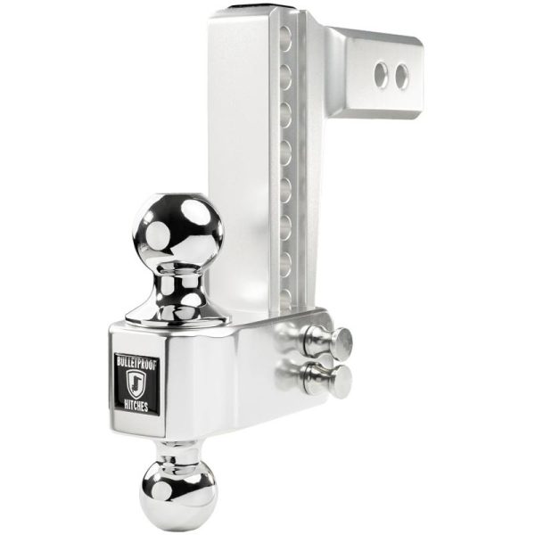 Image 1 for BulletProof Hitches 2.5" Aluminum Medium Duty 6" Drop/Rise Hitch (14,000LB Capacity)