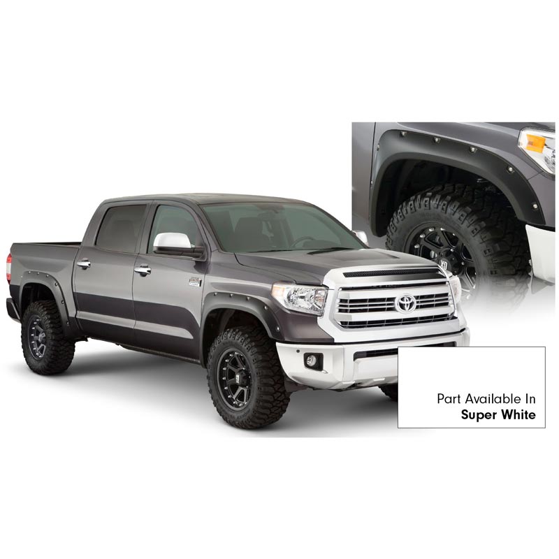 Bushwacker 30918-13 Pocket Style Fender Flare Set - Super White | XDP