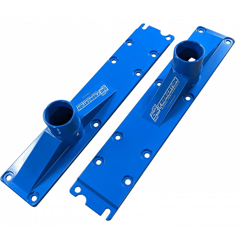 Cnc fabrication 423006 billet intake plenum blue xdp