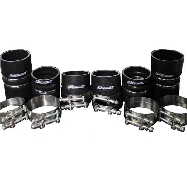 CNC Fabrication 423023 Intercooler Boot Kit - Black | XDP