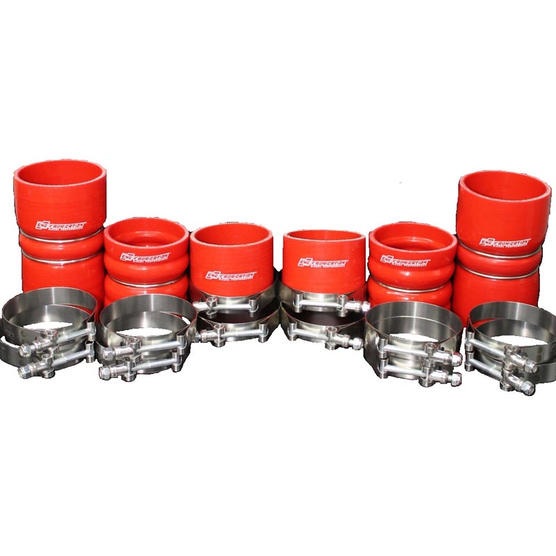 CNC Fabrication 423025 Intercooler Boot Kit - Red | XDP