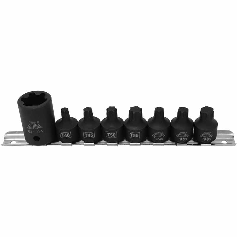 CTA Tools 9368 Pickup Truck Bed Bolt Socket/Bit Set (8Piece) XDP