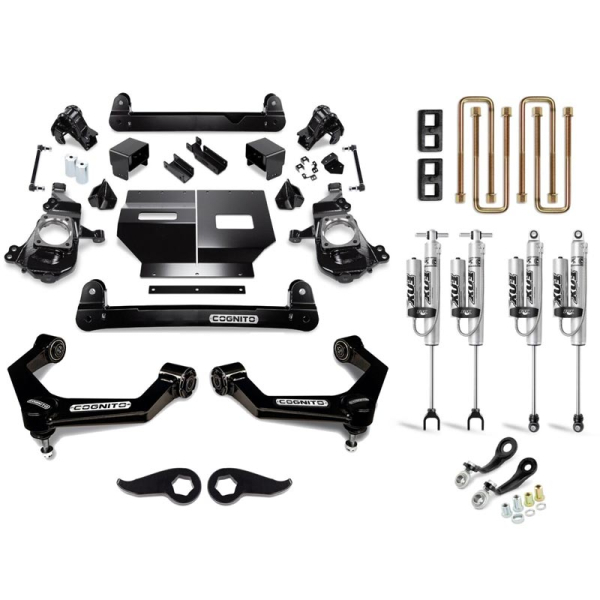Image 1 for Cognito 110-P1270 5" Performance Lift Kit with Fox PSRR 2.0 Shocks