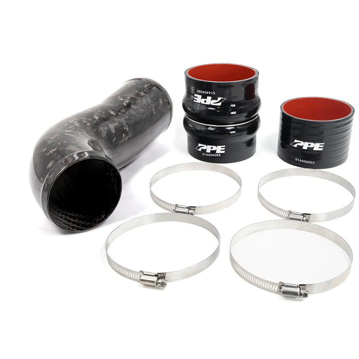 PPE Zilla Carbon Fiber Turbo Inlet Tube- Forged Carbon 115020170 | XDP