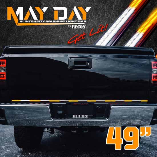 Image 1 for Recon 26415MD 49" MayDay Dual Row LED Tailgate Bar
