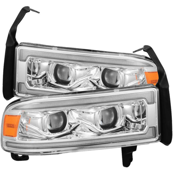 AlphaRex 880354 LUXX-Series Chrome LED Projector Headlights | XDP