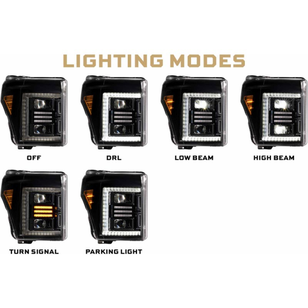 Morimoto LF553.2 XB Hybrid LED Projector Headlights | XDP