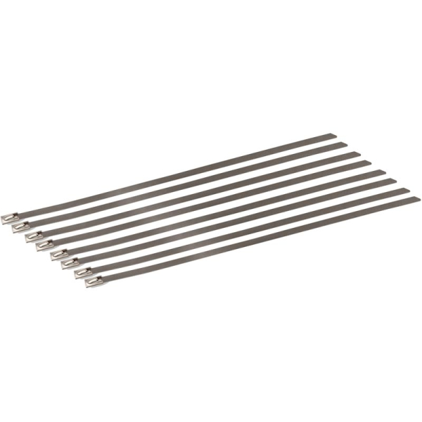 Image 1 for DEI 010201 Stainless Steel Locking Ties (8 Pack)