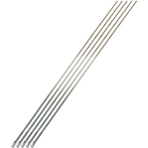 Image 1 for DEI 010202 Stainless Steel Locking Ties (4 Pack)