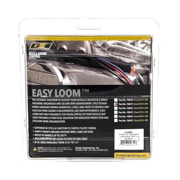 DEI 010651 Easy Loom Split Line Sleeving (8mm-5/16