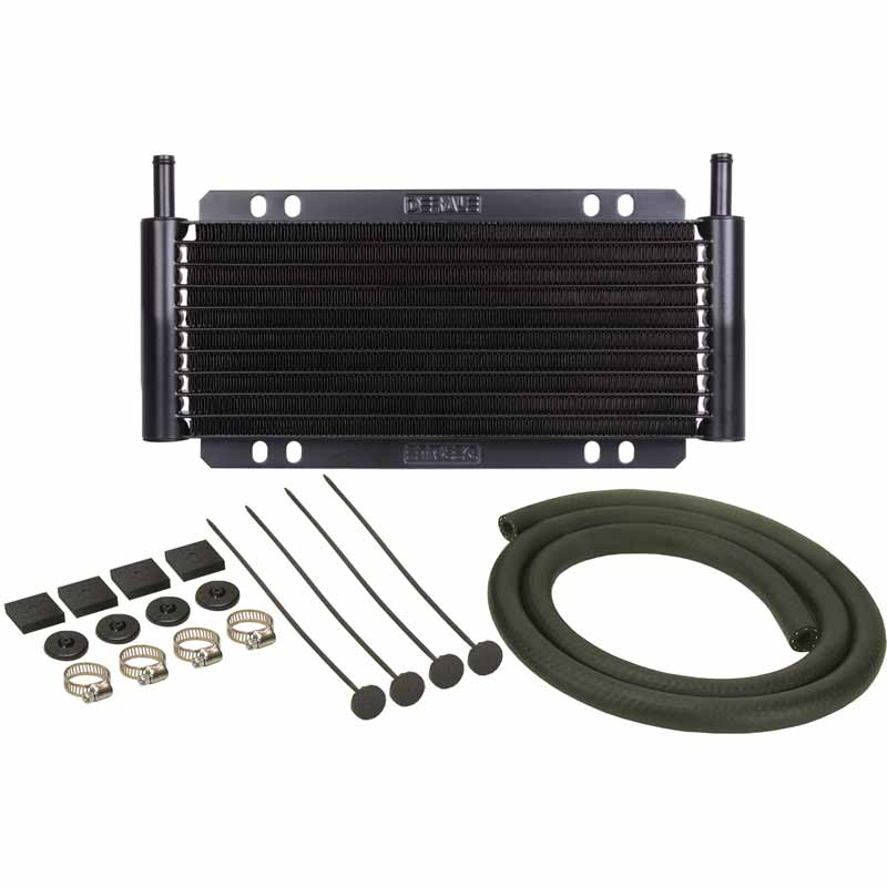 Derale 13215 9Row 11" Series 8000 Plate & Fin Power Steering Cooler XDP