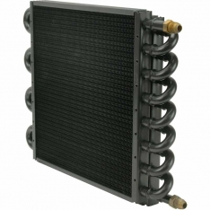 Derale 13900 15-Pass Electra-Cool Remote Transmission Cooler (-6AN