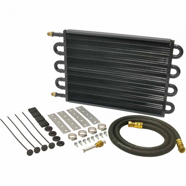 Image 1 for Derale 13304 8-Pass 18" Series 7000 Transmission Cooler Kit (-6AN)