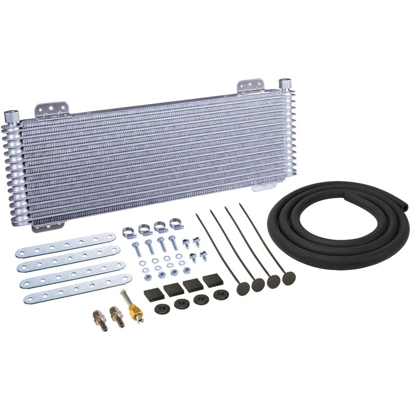 Derale 13633 13-Row Series 9500 Plate & Fin Transmission Cooler