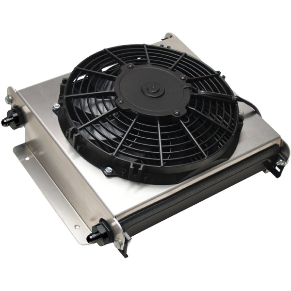Image 1 for Derale 13870 40-Row Hyper-Cool Extreme Remote Cooler (-6AN)