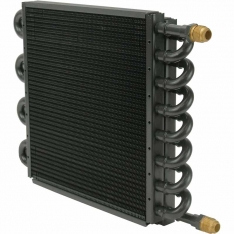 Derale 15900 16-Pass Electra-Cool Remote Transmission Cooler (-8AN