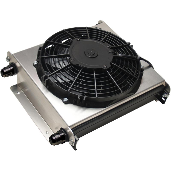 Image 1 for Derale 15875 40-Row Hyper-Cool Extreme Remote Cooler (-10AN)