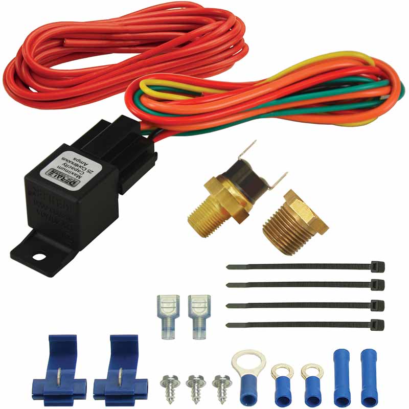 Derale 16721 Electric Fan Switch Relay Kit (190 Degree) XDP