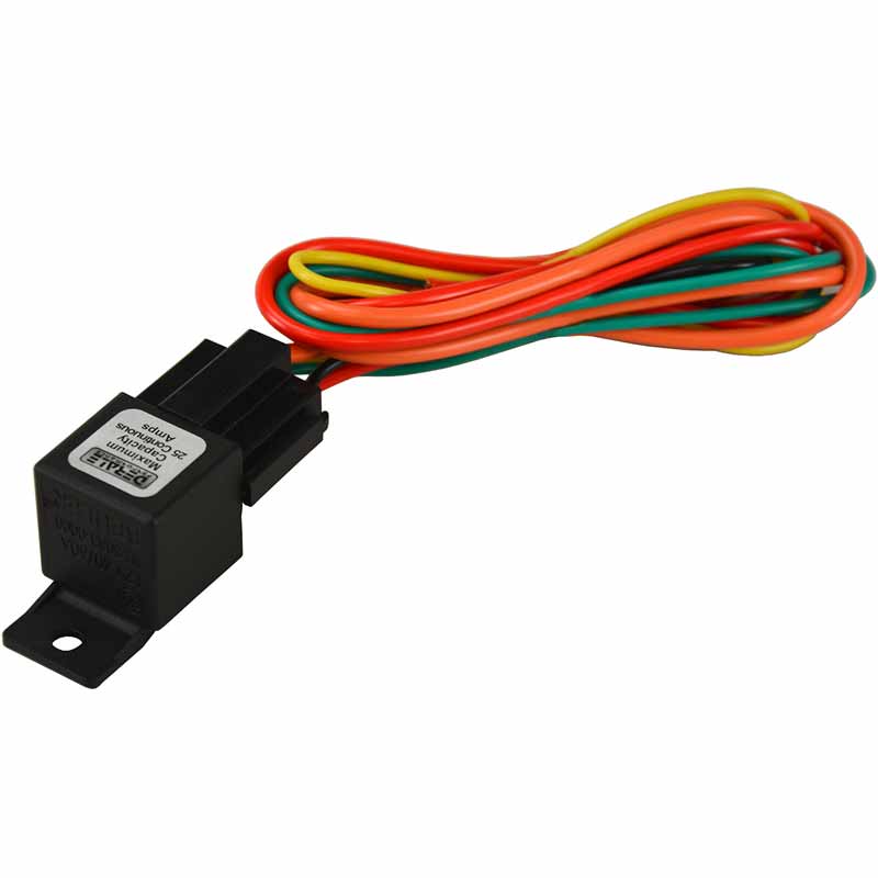 Derale 16763 40/60 Amp Single Relay Wire Harness Kit XDP