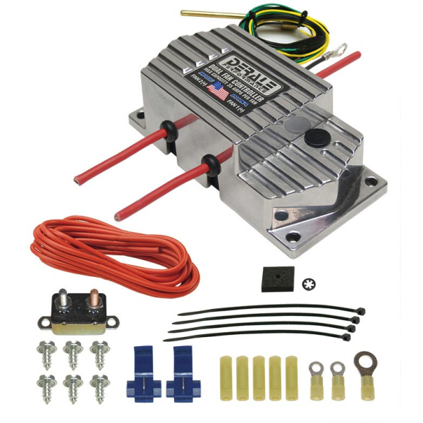 Image 1 for Derale 16788 High-Amperage Dual Fan Controller (Push-In Probe)