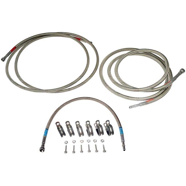 Dorman 819845 Flexible Stainless Steel Braided Fuel Line (Front) XDP