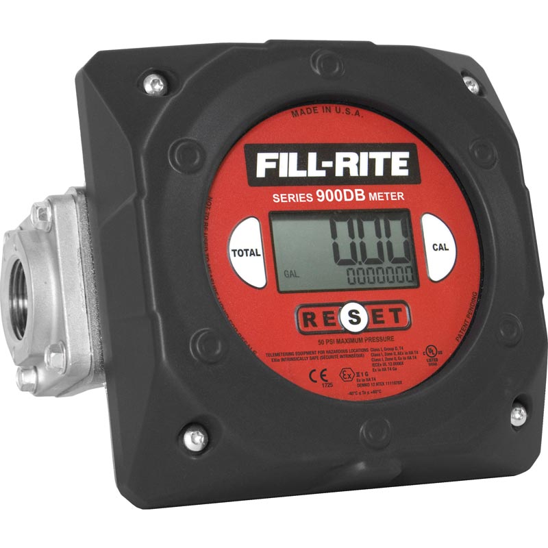 FillRite 900CD 4Digit Digital Fuel Transfer Meter (640 GPM) XDP