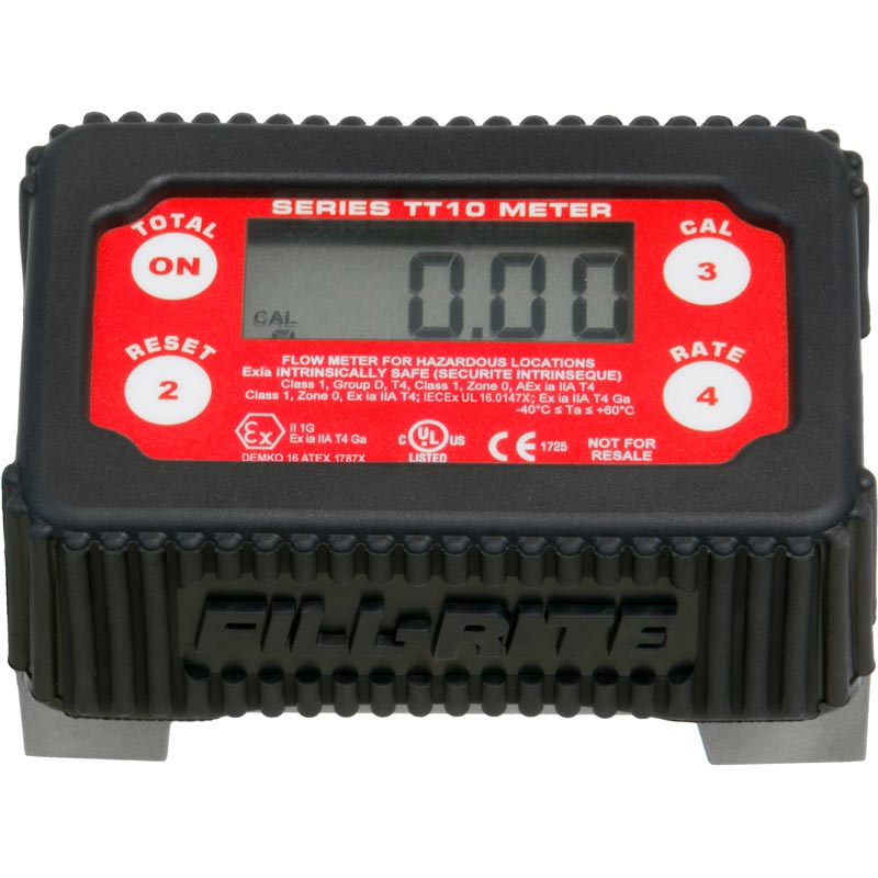 FillRite TT10ANC 4Digit Digital Fuel Transfer Meter (235 GPM) XDP