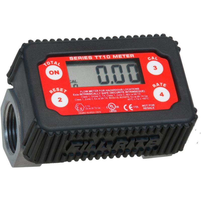 FillRite TT10AN 4Digit Digital Fuel Transfer Meter (235 GPM) XDP