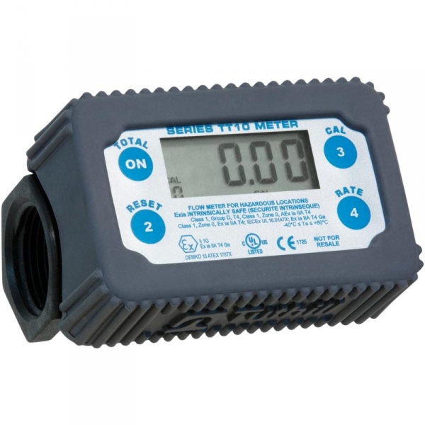 Image 1 for Fill-Rite TT10PN 4-Digit Digital Chemical Transfer Meter (2-35 GPM)